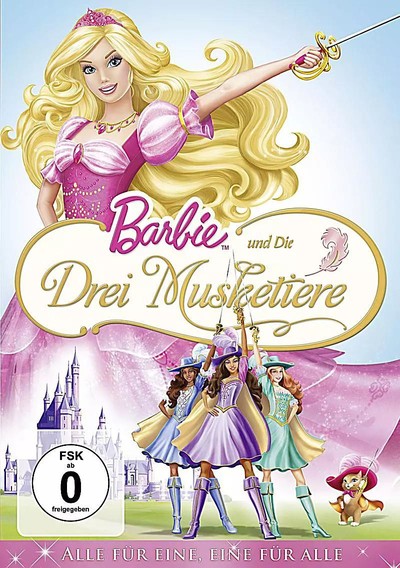 芭比动画电影《芭比与三剑客 Barbie and the Three Musketeers》中文版+英文版 MP4下载 - 少儿专区