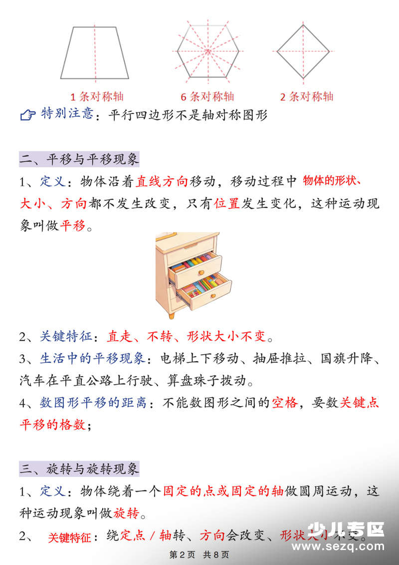 2026年三年级下册数学期中重点知识归纳 - 文档资源第2张