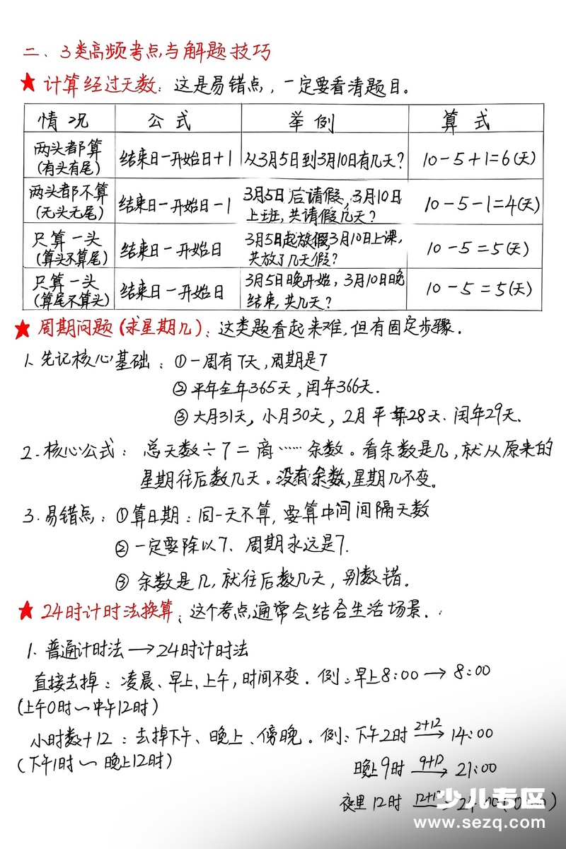 2026年三年级下册数学年月日知识点整理 - 文档资源第2张