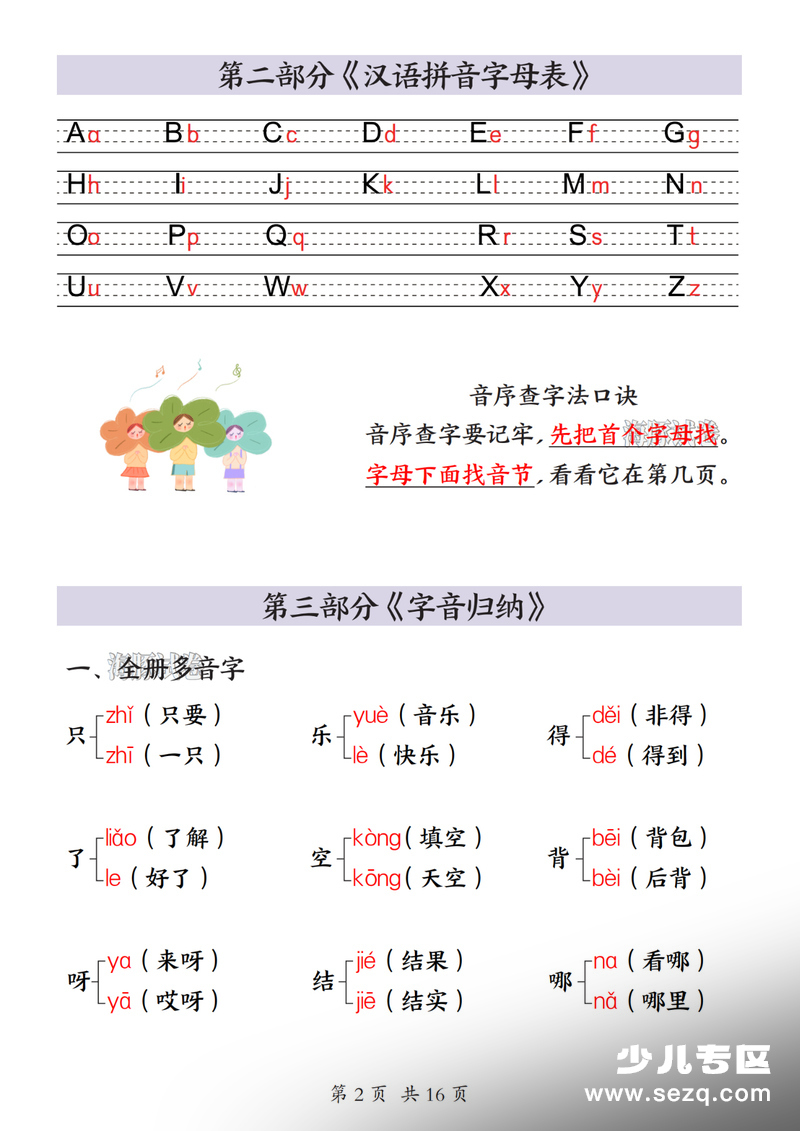 2026年新版一年级下册语文期末复习八大专项考点总结 - 文档资源第2张