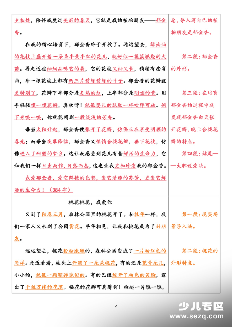 2026年三年级下册语文八个单元习作范文（押题作文） - 文档资源第3张