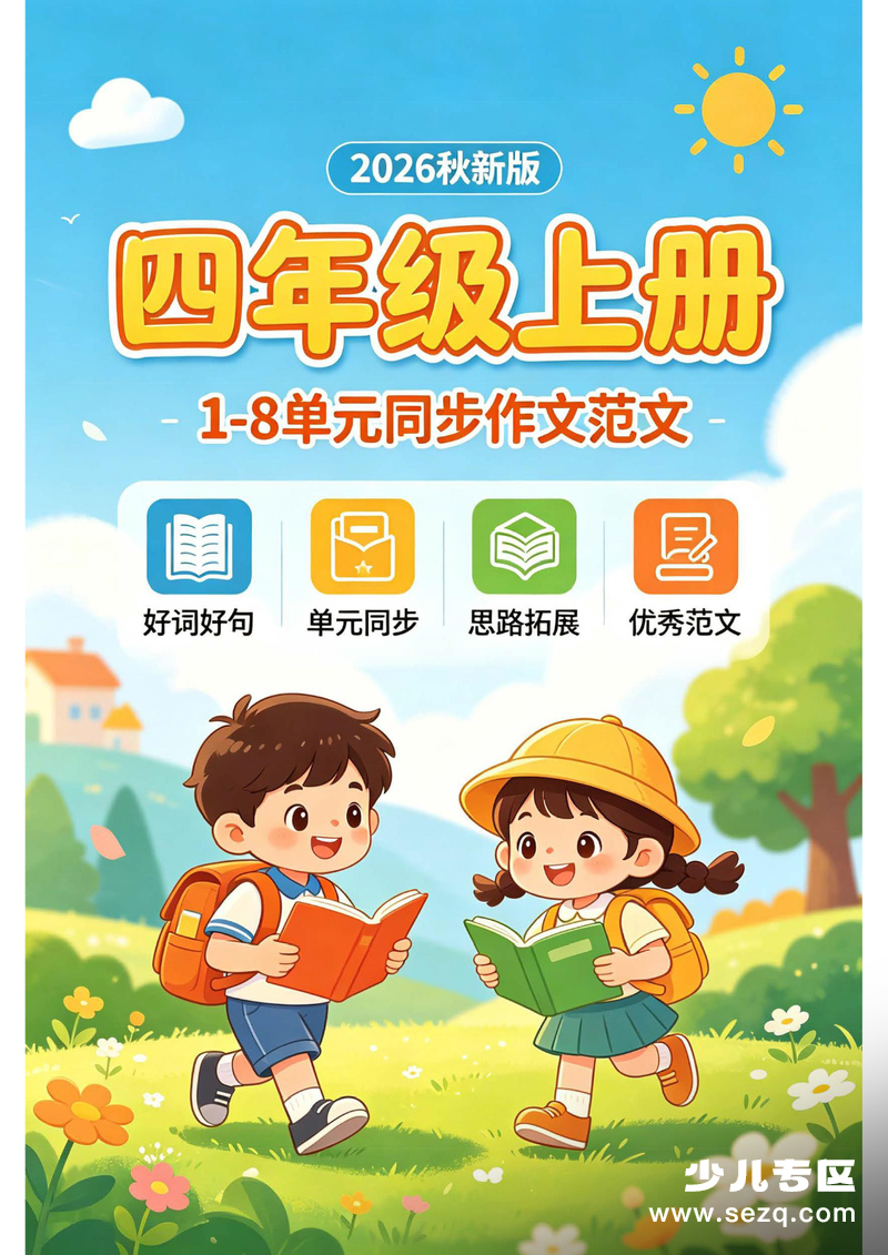 2026年新版四年级上册语文1-8单元同步作文范文 - 文档资源第1张